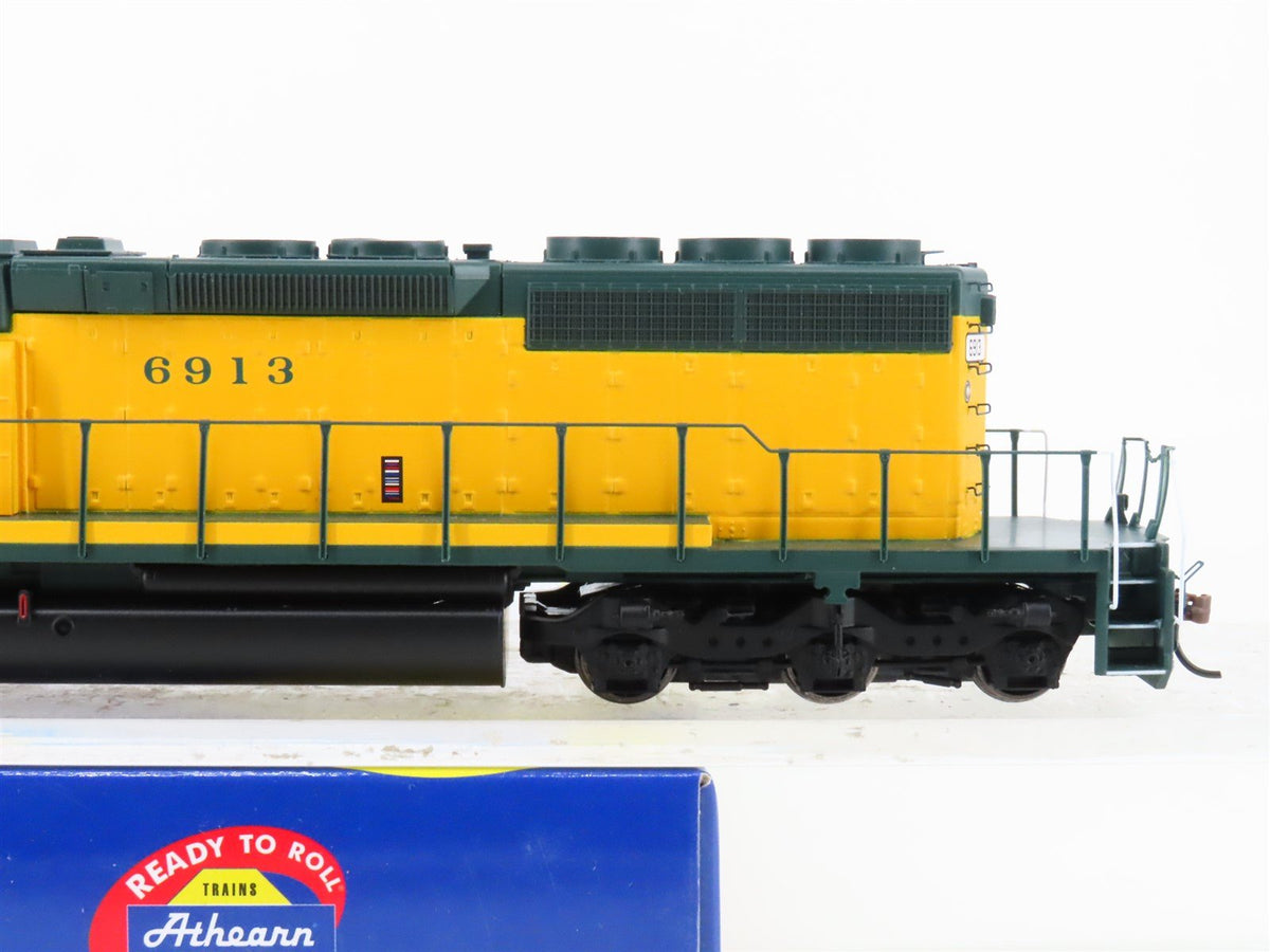HO Athearn ATH98378 CNW Chicago Northwestern SD40-2 Diesel #6913 w/ DCC &amp; Sound