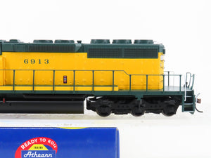 HO Athearn ATH98378 CNW Chicago Northwestern SD40-2 Diesel #6913 w/ DCC & Sound