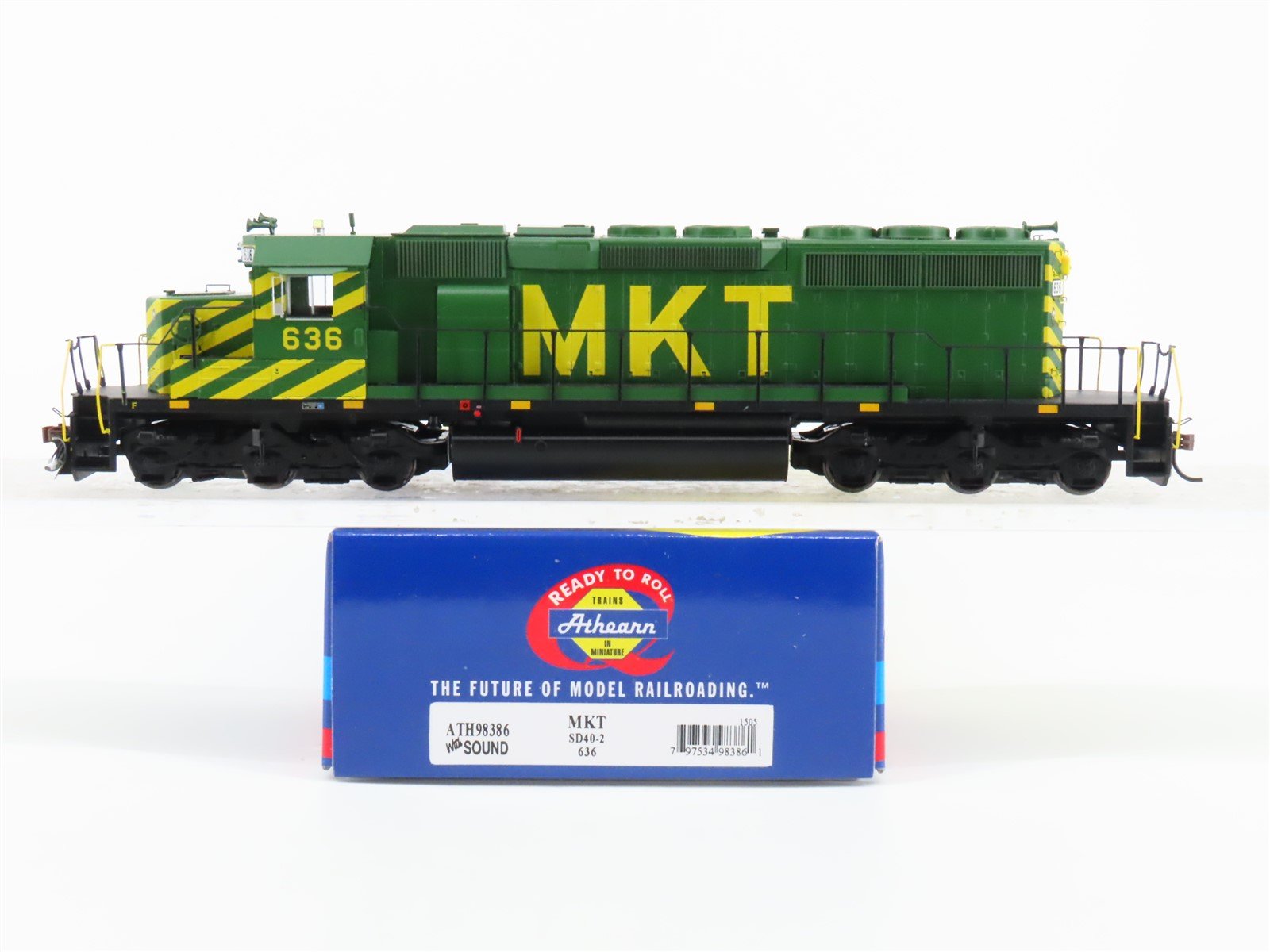 HO Scale Athearn RTR ATH98386 MKT Railway SD40-2 Diesel Loco #636 w/ DCC & Sound