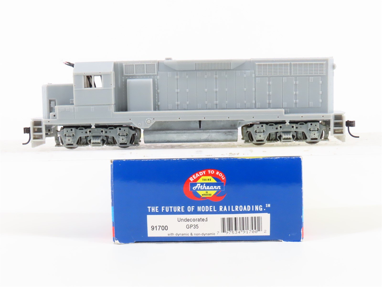 HO Scale Athearn RTR 91700 Undecorated GP35 Diesel Locomotive - DCC Ready