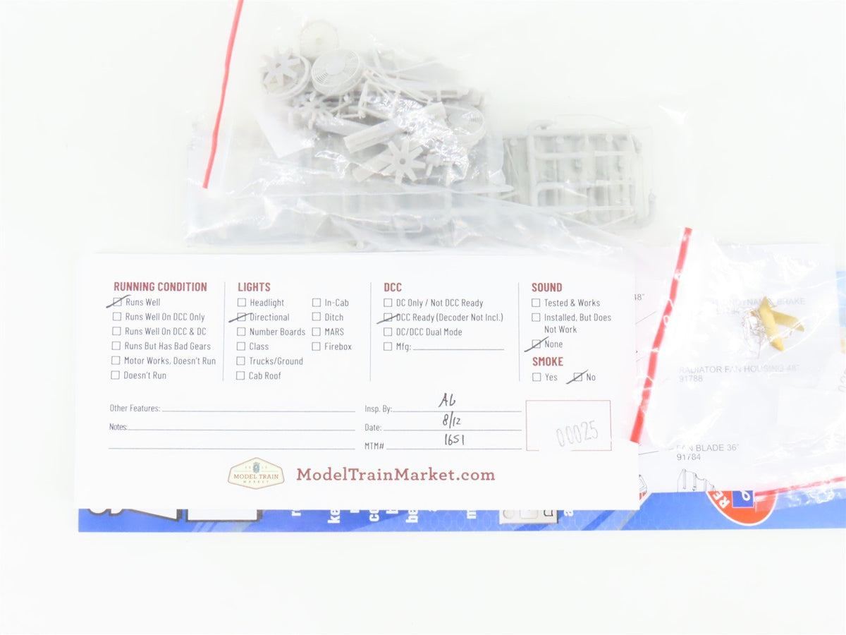 HO Scale Athearn RTR 91700 Undecorated GP35 Diesel Locomotive - DCC Ready