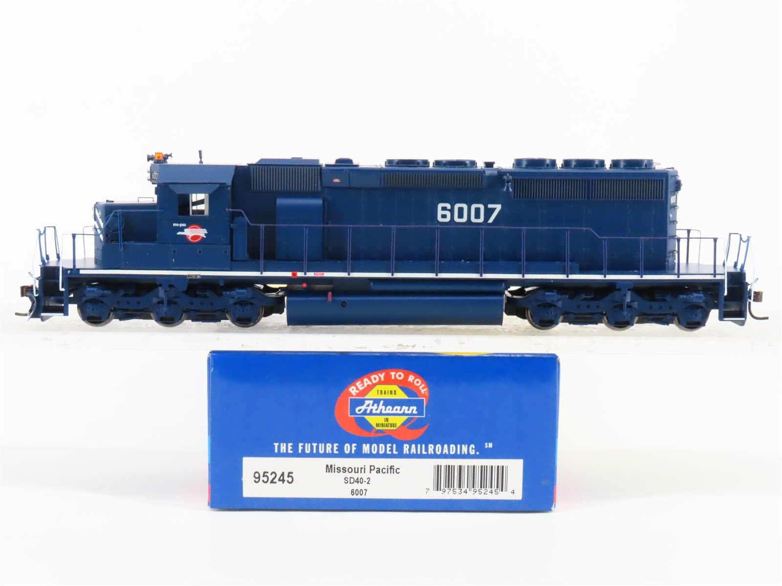 HO Scale Athearn RTR 95245 MP Missouri Pacific SD40-2 Diesel Locomotive #6007