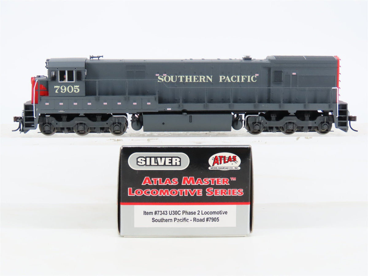 HO Scale Atlas Silver 7343 SP Southern Pacific U30C Diesel Locomotive #7905