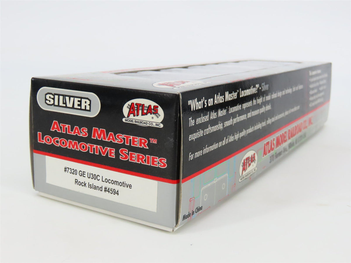 HO Scale Atlas Silver 7320 RI Rock Island U30C Diesel Locomotive #4594