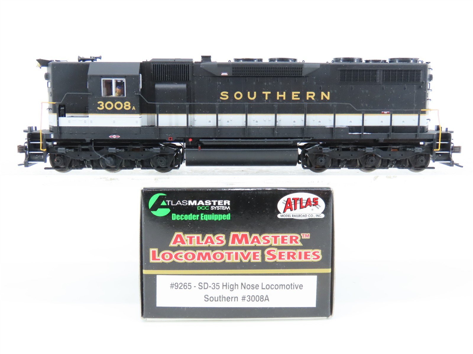 HO Scale Atlas Master 9265 Southern SD35 Diesel Locomotive #3008A w/DCC