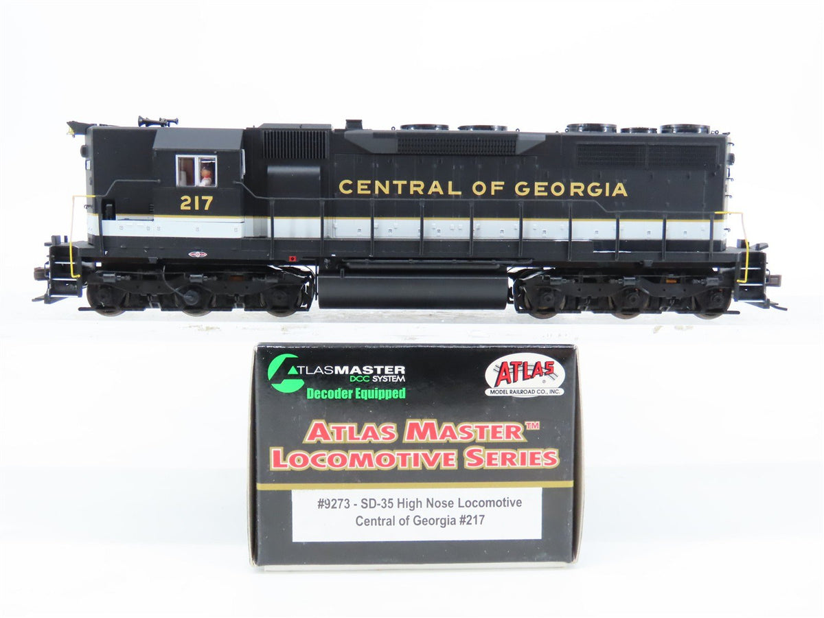 HO Scale Atlas Master 9273 CG Central of Georgia SD35 Diesel Loco #217 w/DCC