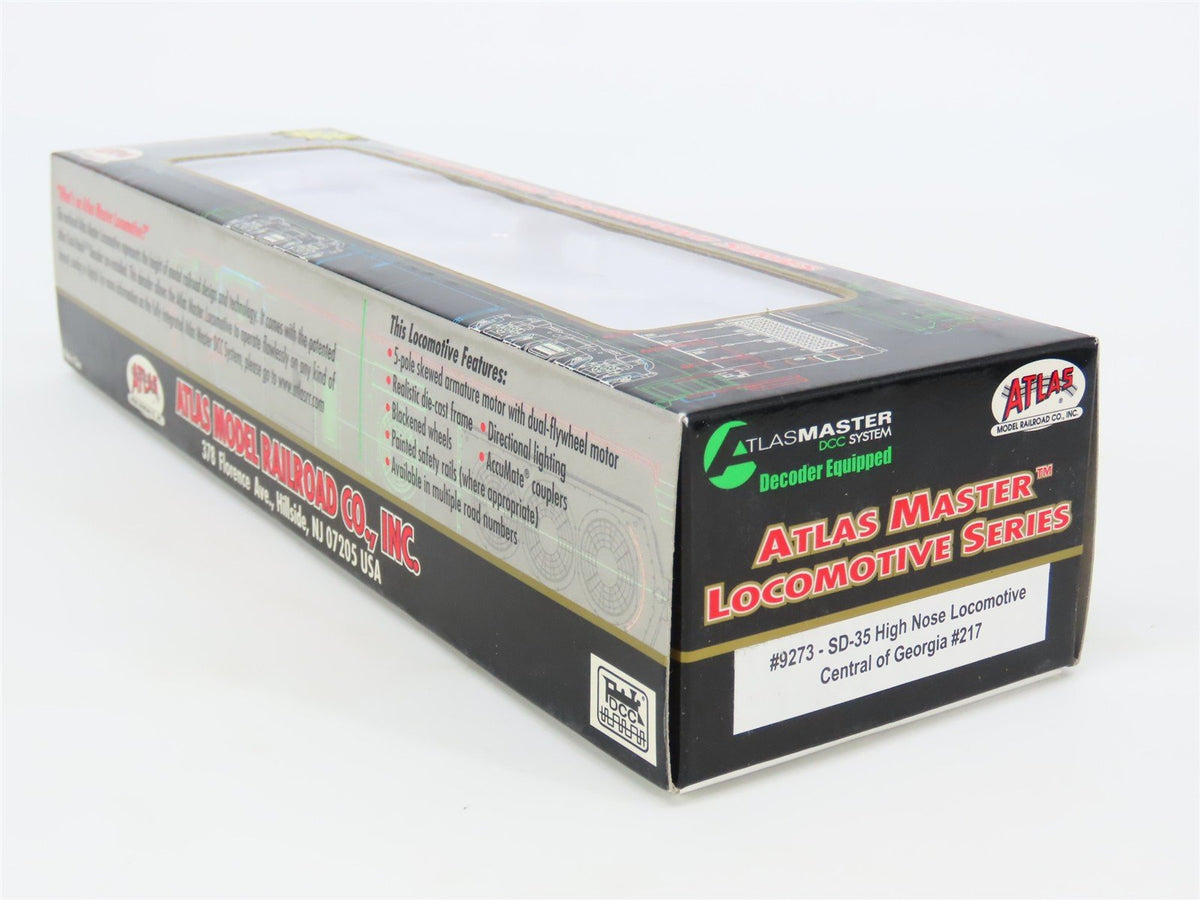 HO Scale Atlas Master 9273 CG Central of Georgia SD35 Diesel Loco #217 w/DCC