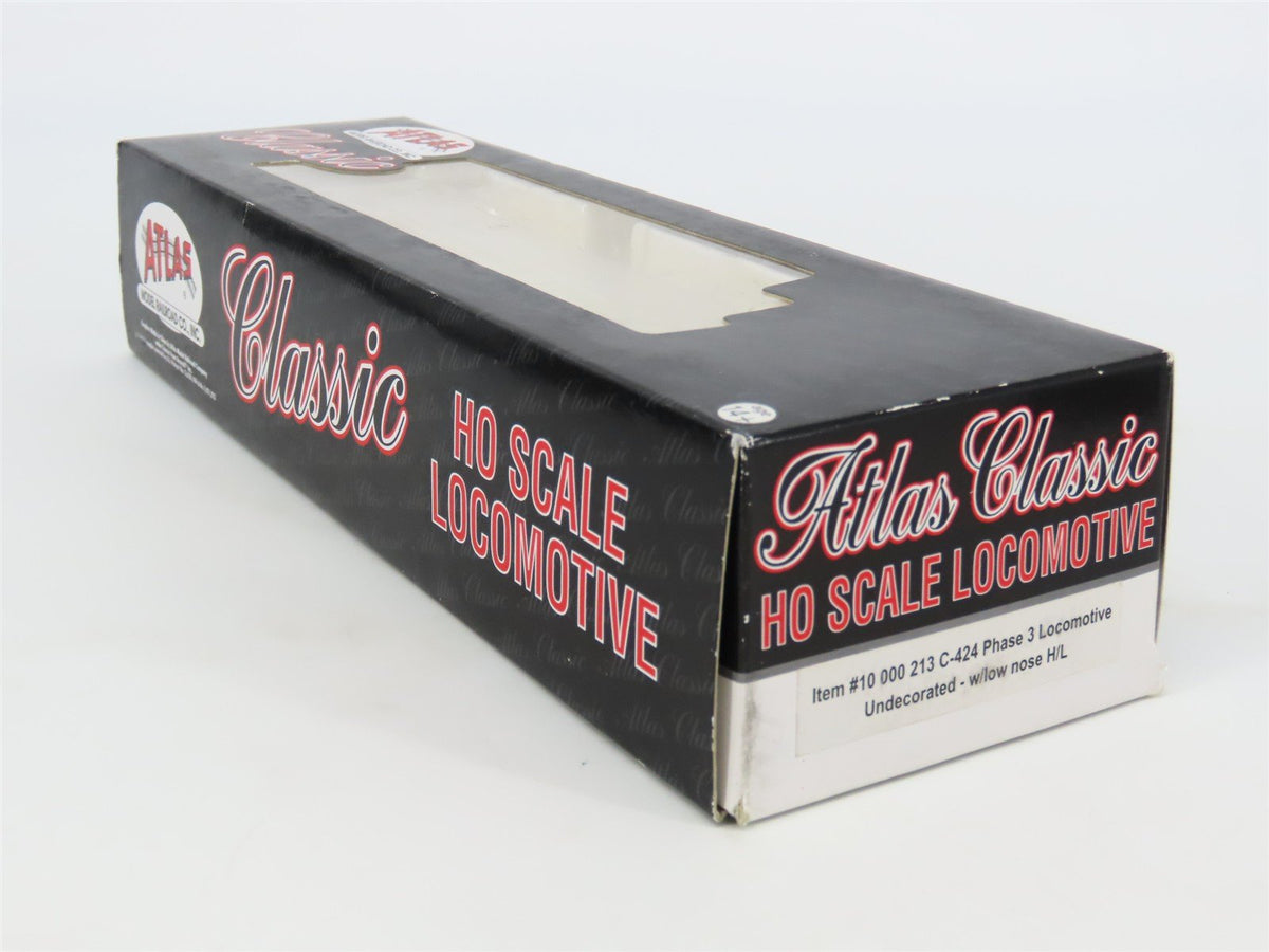 HO Scale Atlas Classic 10000213 Undecorated C424 Phase 3 Diesel Locomotive
