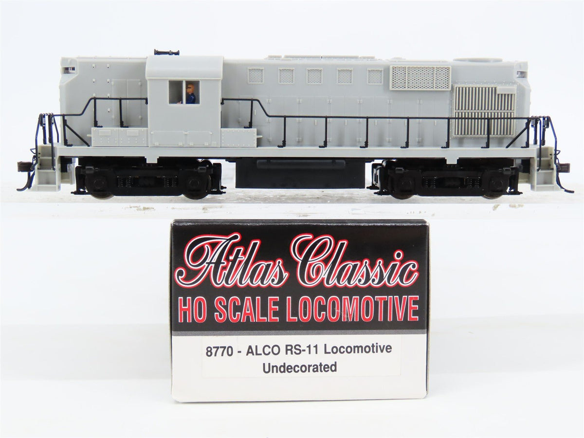 HO Scale Atlas Classic 8770 Undecorated RS11 High Hood Diesel Locomotive