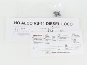 HO Scale Atlas Classic 8770 Undecorated RS11 High Hood Diesel Locomotive