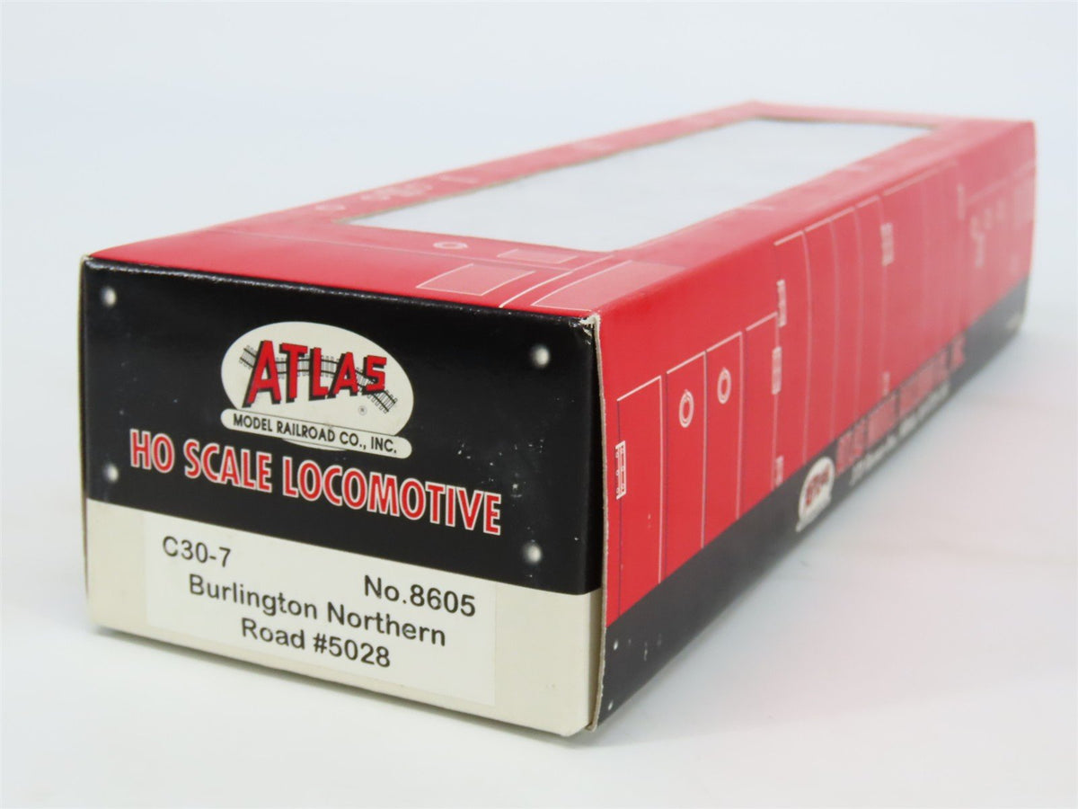 HO Scale Atlas 8605 BN Burlington Northern C30-7 Diesel Locomotive #5028