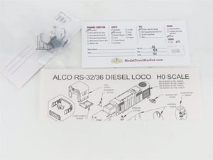 HO Scale Atlas Trainmaster 8380 Undecorated RS-32 w/o DB Diesel Locomotive