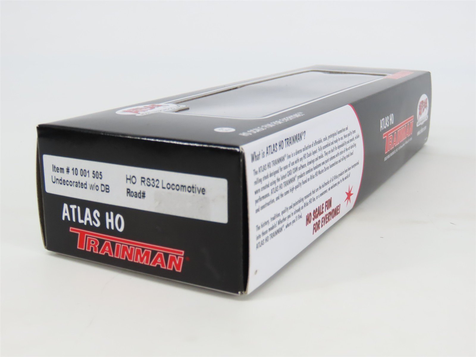 HO Scale Atlas Trainman 10001505 Undecorated RS32 Diesel Locomotive