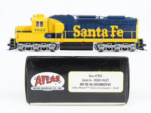 HO Scale Atlas 7933 ATSF Santa Fe SD26 Diesel Locomotive #4622 w/DCC & Sound