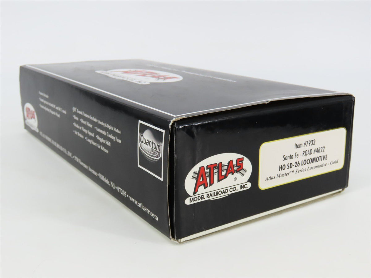 HO Scale Atlas 7933 ATSF Santa Fe SD26 Diesel Locomotive #4622 w/DCC &amp; Sound