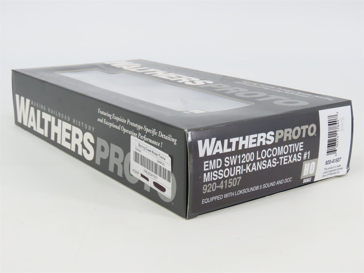HO Scale Walthers Proto 920-41507 MKT Railway SW1200 Diesel Loco #1 wDCC &amp; Sound