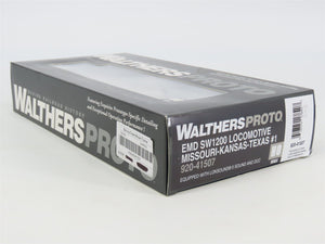 HO Scale Walthers Proto 920-41507 MKT Railway SW1200 Diesel Loco #1 wDCC & Sound