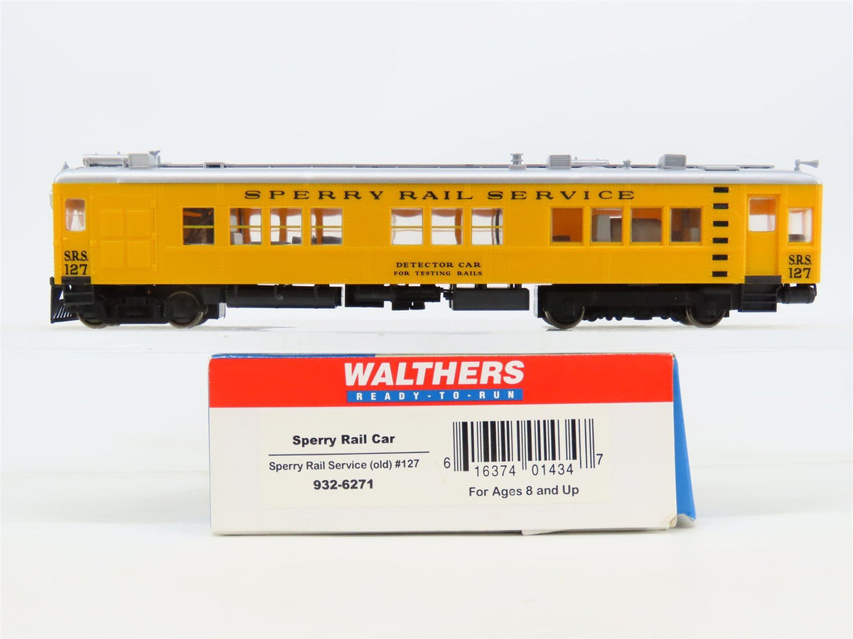 HO Scale Walthers RTR 932-6271 SRS Sperry Rail Services Diesel Rail Car #12