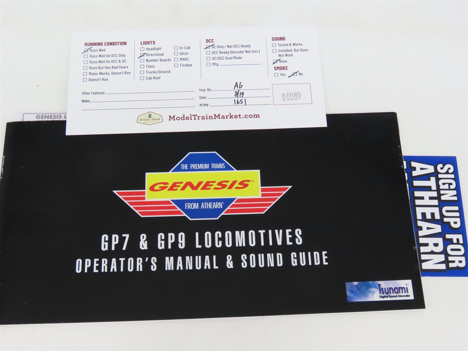 HO Scale Athearn Genesis G62543 WP Western Pacific GP9 Diesel Locomotive #728