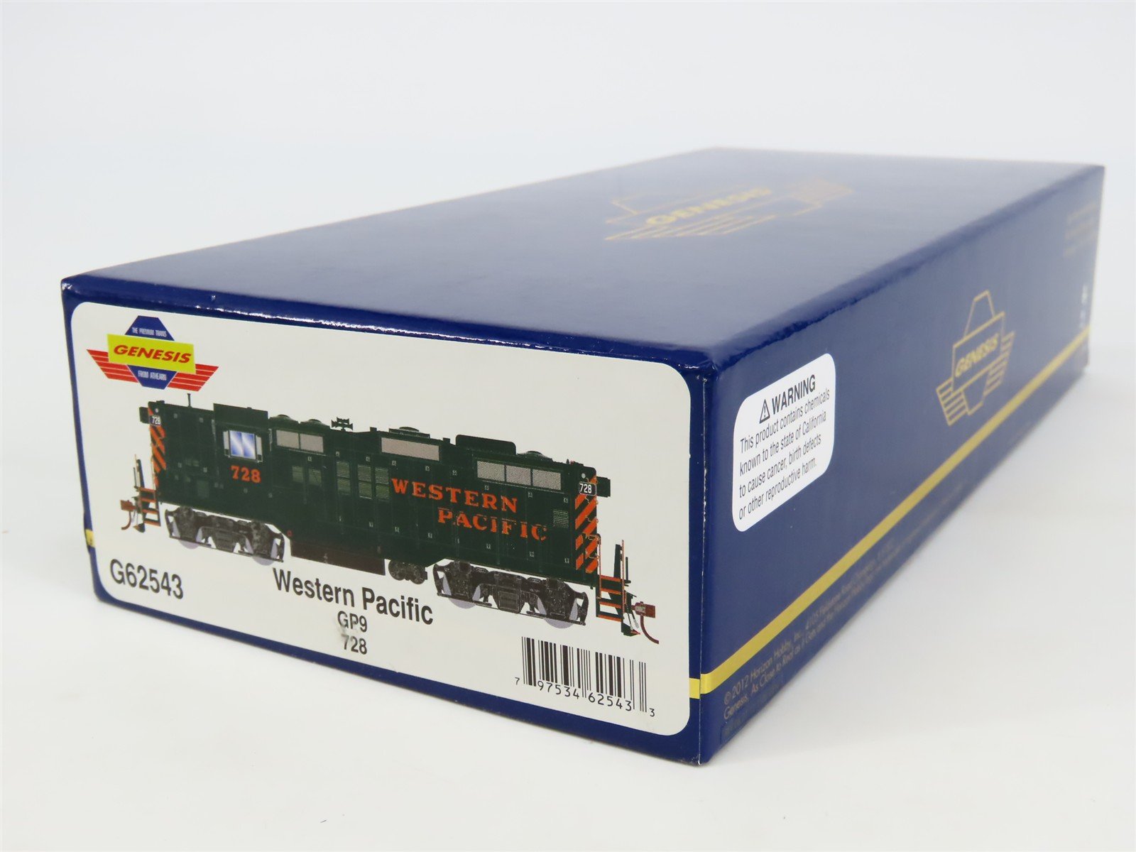 HO Scale Athearn Genesis G62543 WP Western Pacific GP9 Diesel Locomotive #728