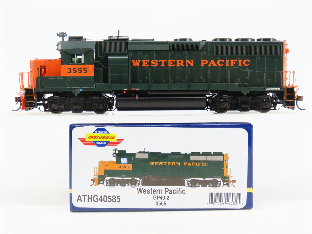 HO Scale Athearn Genesis ATHG40585 WP Western Pacific GP9 Diesel Loco #3555