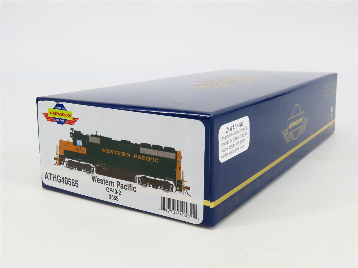 HO Scale Athearn Genesis ATHG40585 WP Western Pacific GP9 Diesel Loco #3555