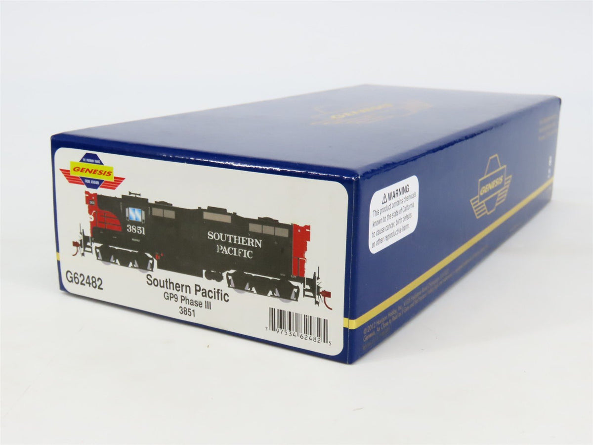 HO Scale Athearn Genesis G62482 SP Southern Pacific GP9 Diesel Locomotive #3851