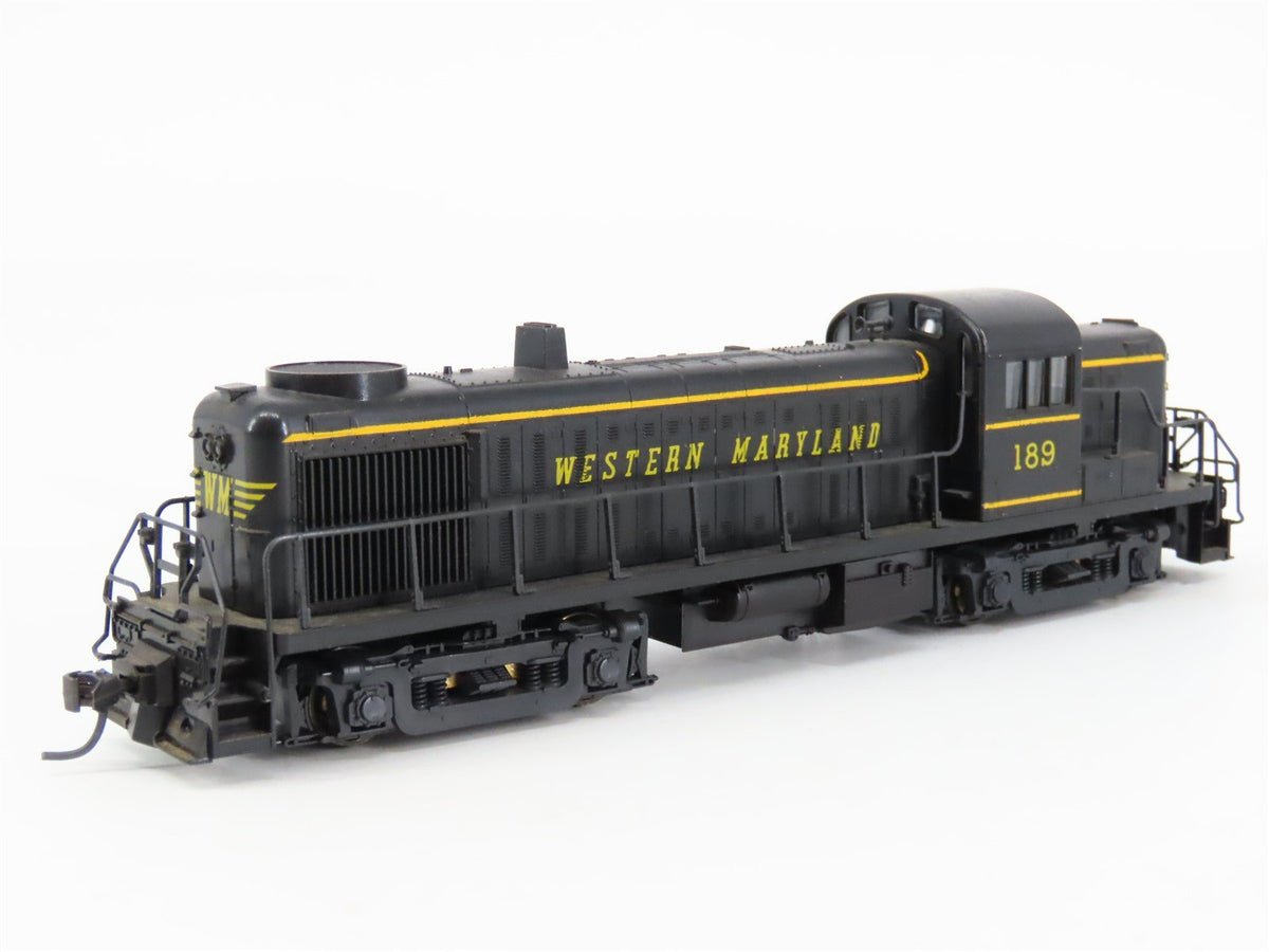 HO Scale KATO WM Western Maryland ALCO RS-3 Diesel Locomotive #189 w/ DCC