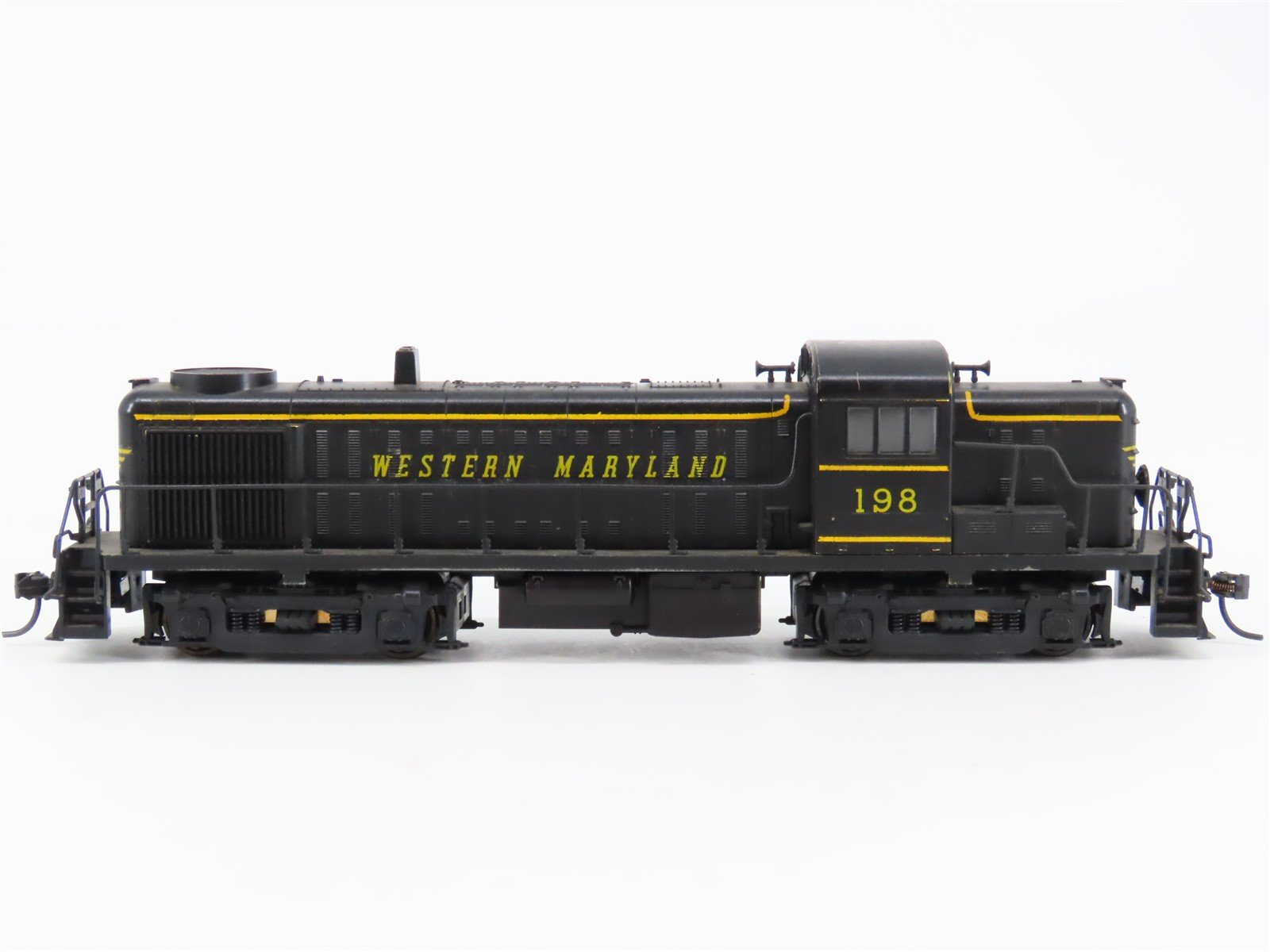 HO Scale KATO WM Western Maryland ALCO RS-3 Diesel #198 w/ DCC - Custom