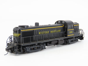 HO Scale KATO WM Western Maryland ALCO RS-3 Diesel #198 w/ DCC - Custom