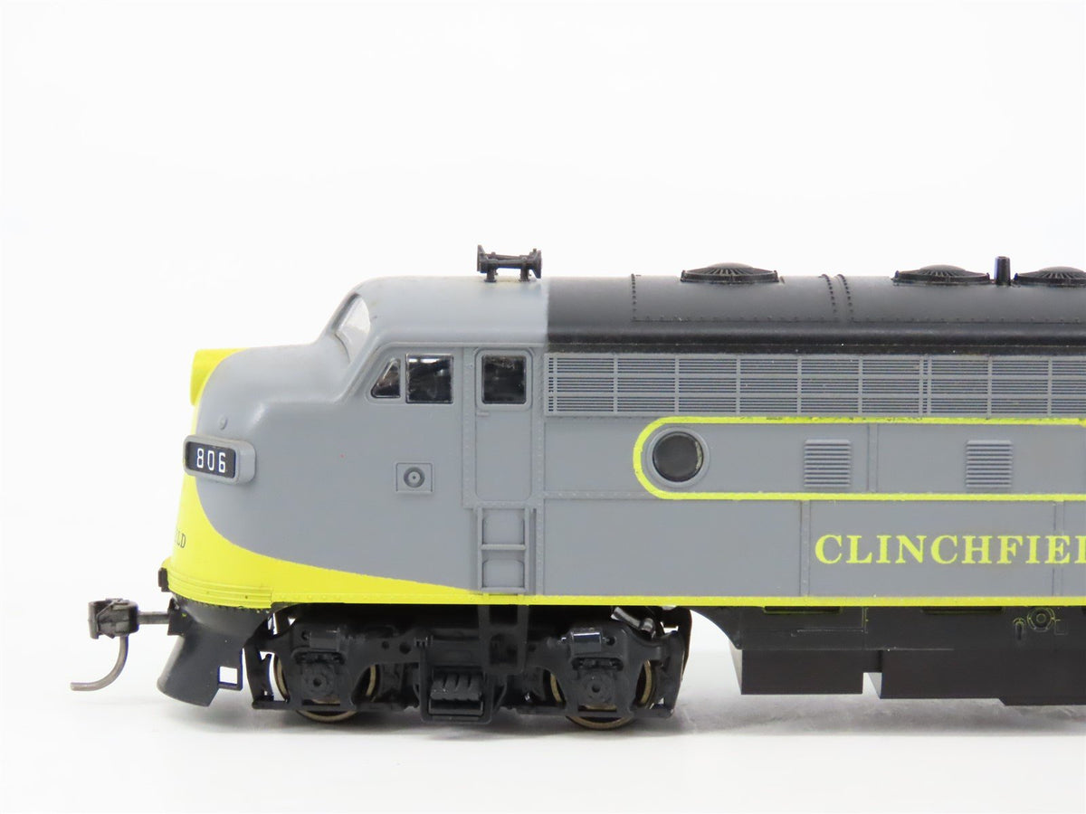 HO Scale KATO CRR Clinchfield EMD F7A Diesel #806 w/ DCC - Custom