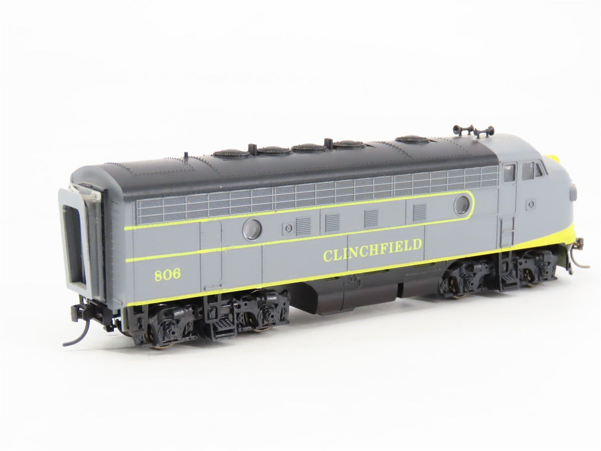 HO Scale KATO CRR Clinchfield EMD F7A Diesel #806 w/ DCC - Custom