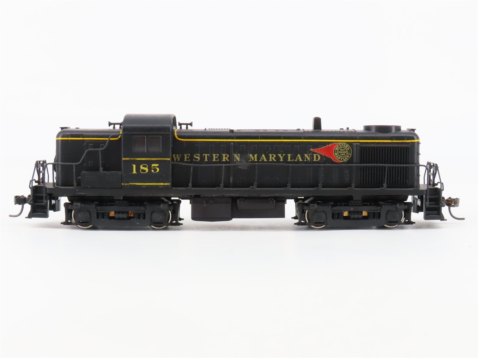 HO Scale KATO WM Western Maryland ALCO RS-3 Diesel #185 w/ DCC - Custom