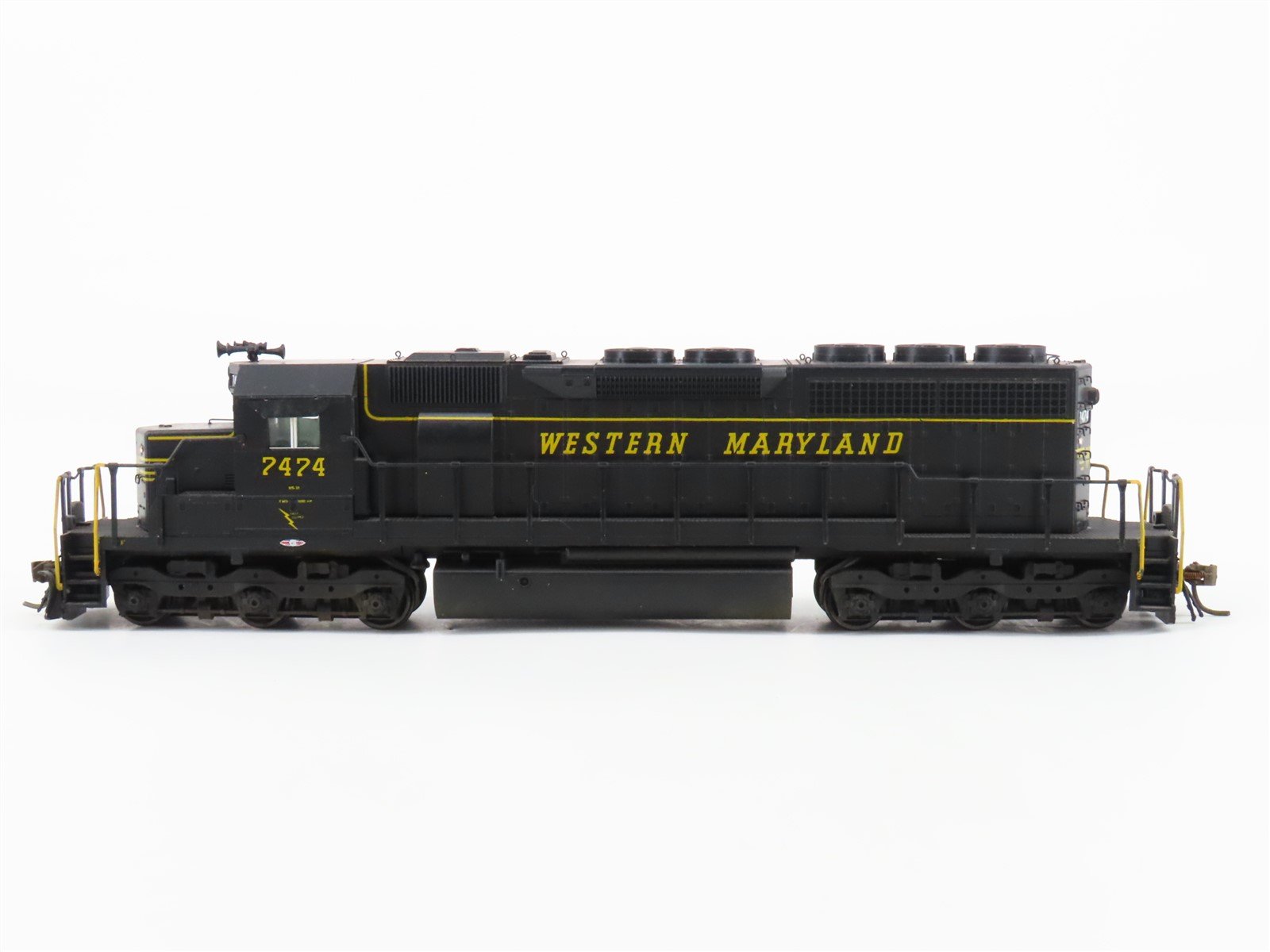 HO Scale KATO WM Western Maryland EMD SD40 Diesel #7474 w/ DCC - Custom