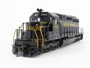 HO Scale KATO WM Western Maryland EMD SD40 Diesel #7474 w/ DCC - Custom