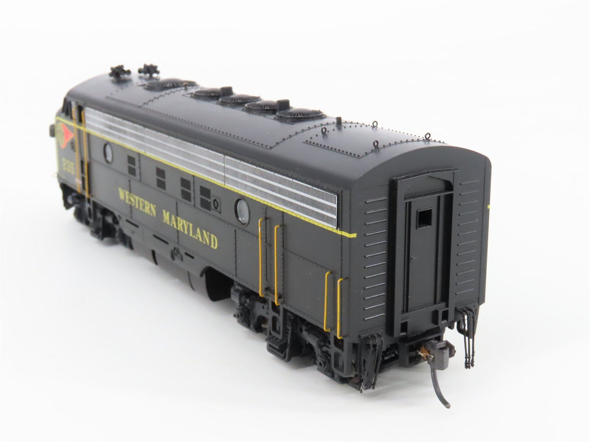 HO Scale KATO WM Western Maryland &quot;Fireball&quot; F7A Diesel #235 w/ DCC - Custom