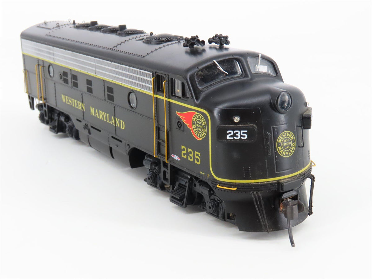HO Scale KATO WM Western Maryland &quot;Fireball&quot; F7A Diesel #235 w/ DCC - Custom