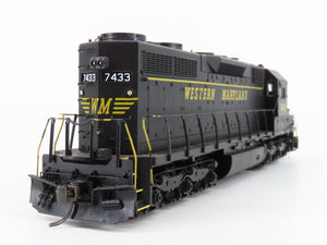 HO Scale Atlas Master WM Western Maryland EMD SD35 Diesel #7433 w/ DCC - Custom