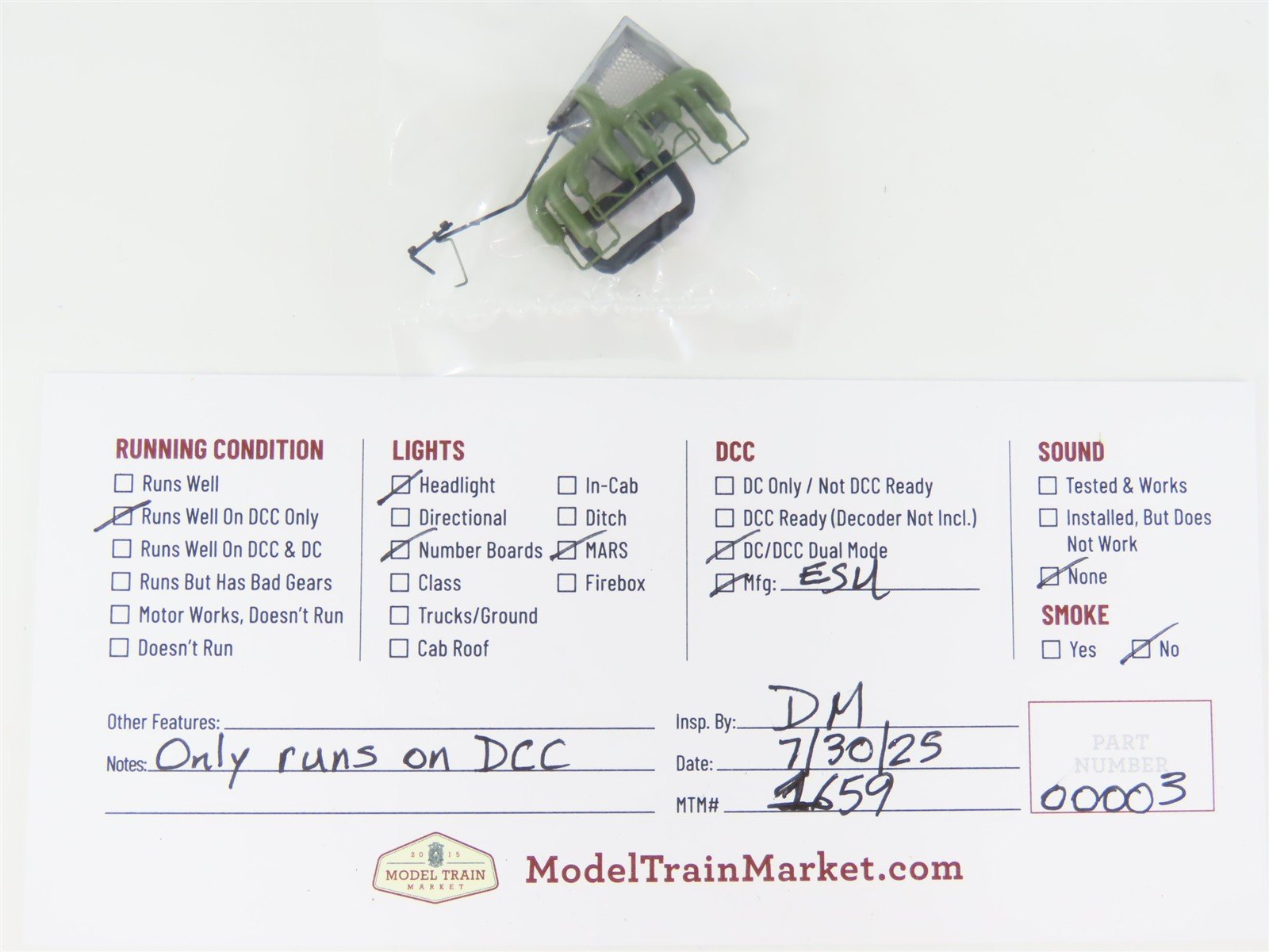 HO InterMountain 49933S-04 NP/BN Patch 