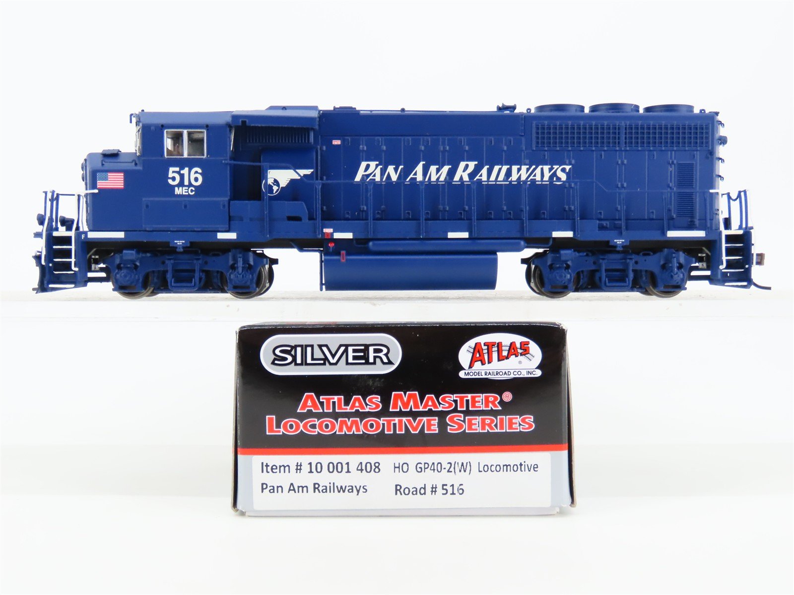 HO Atlas Master Silver 10001408 MEC Pan Am GP40-2(W) Diesel #516 - DCC Ready