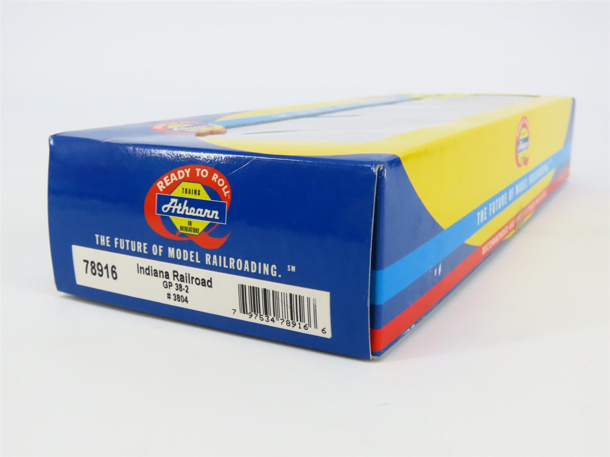 HO Scale Athearn 78916 INRD Indiana Railroad GP38-2 Diesel #3804 - DCC Ready