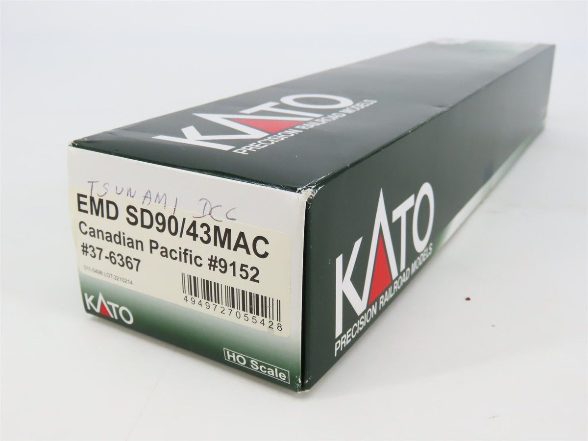 HO KATO 37-6367 CP Canadian Pacific EMD SD90/43MAC Diesel #9152 w/ DCC &amp; Sound