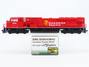 HO KATO 37-6367 CP Canadian Pacific EMD SD90/43MAC Diesel #9152 w/ DCC & Sound
