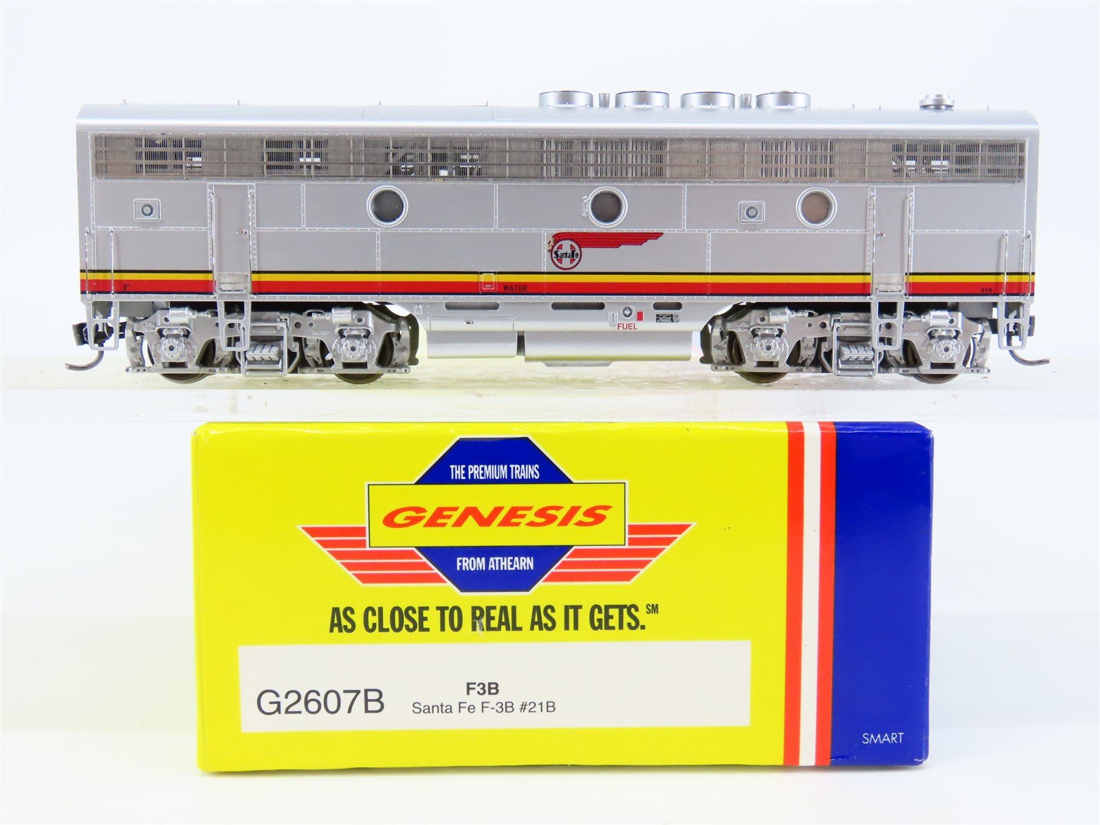 HO Scale Athearn Genesis G2607B ATSF Santa Fe "Warbonnet" EMD F3B Diesel #21B