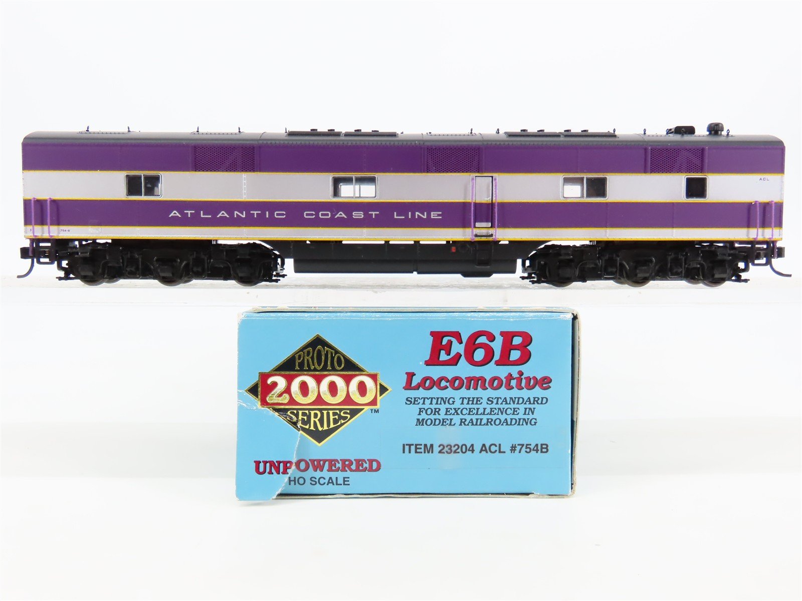 HO Proto 2000 23204 ACL Atlantic Coast Line EMD E6B Diesel #754B - Unpowered