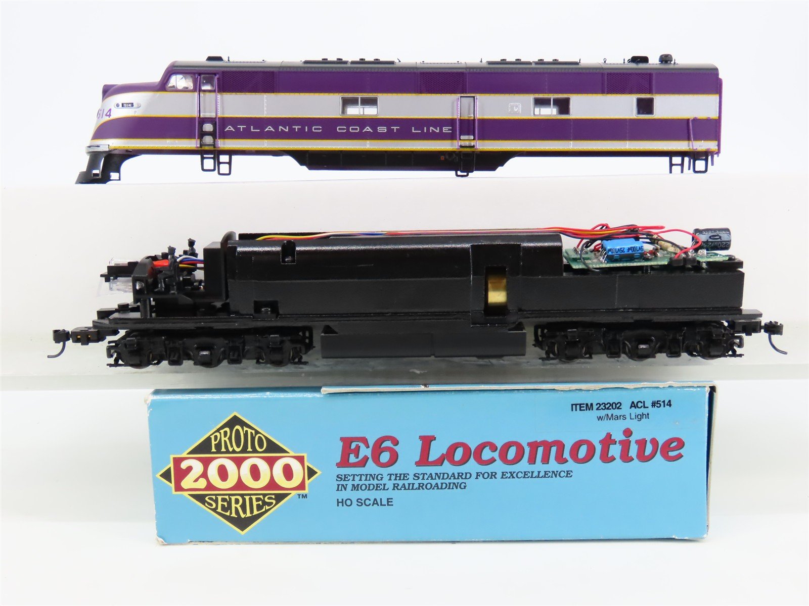 HO Proto 2000 23202 ACL Atlantic Coast Line EMD E6A Diesel #514 - DCC Ready