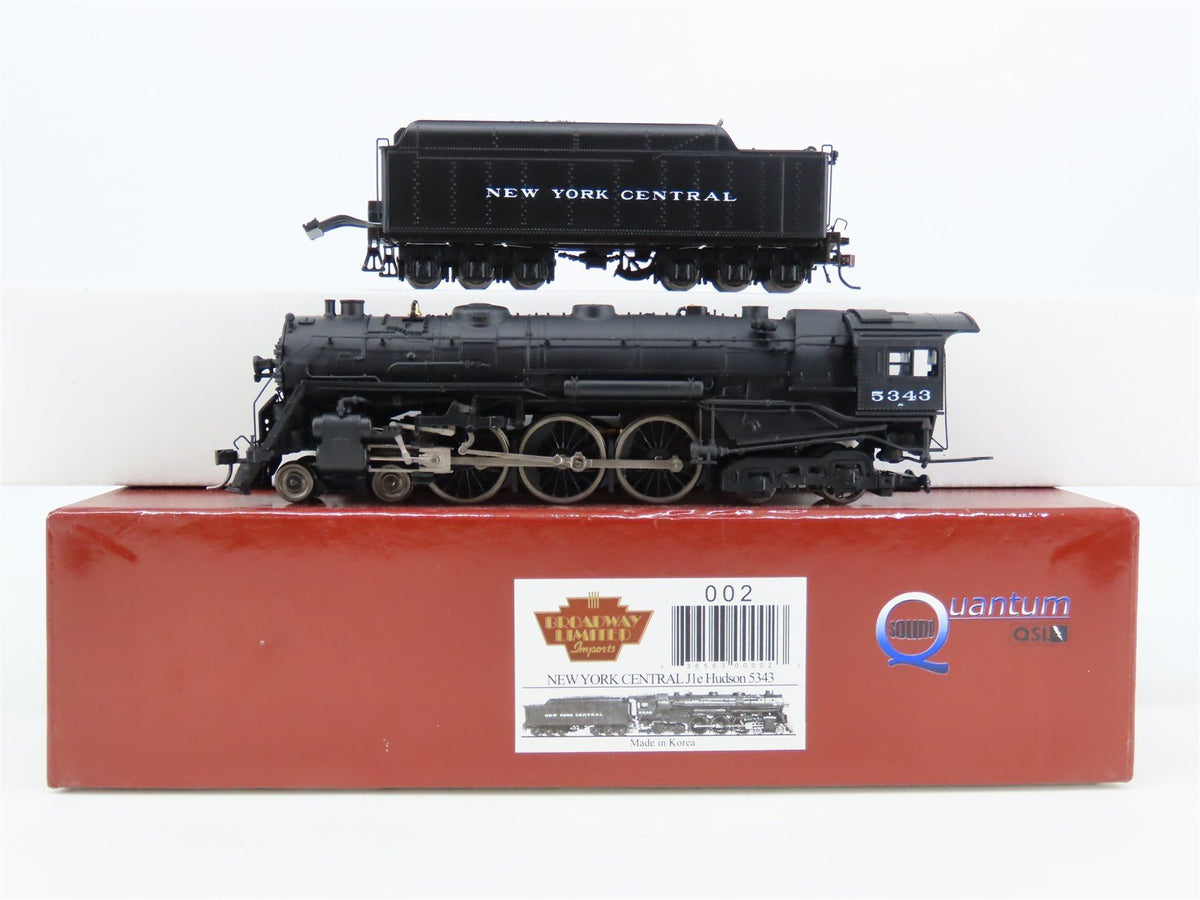HO Broadway Limited BLI 002 NYC 4-6-4 J1e Hudson Steam #5343 w/ DCC &amp; Sound