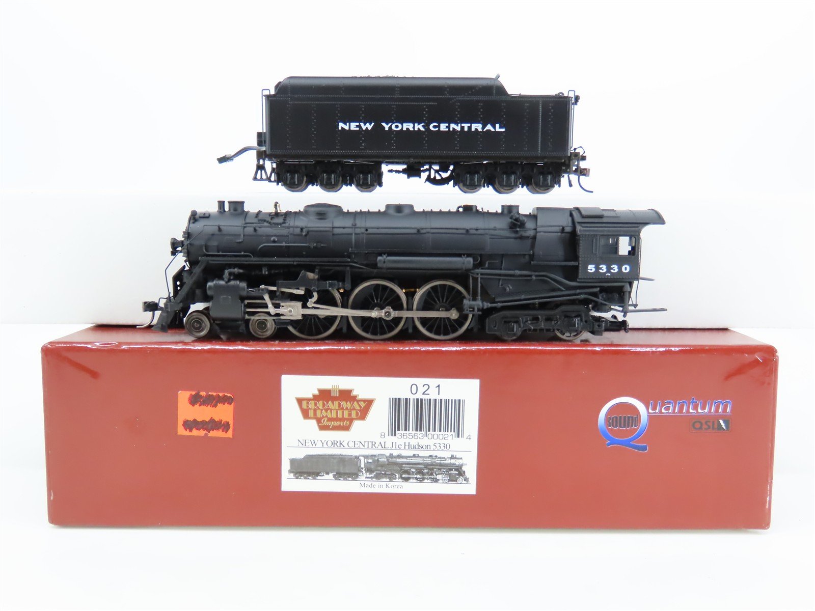 HO Broadway Limited BLI 021 NYC 4-6-4 J1e Hudson Steam #5330 w/ DCC & Sound