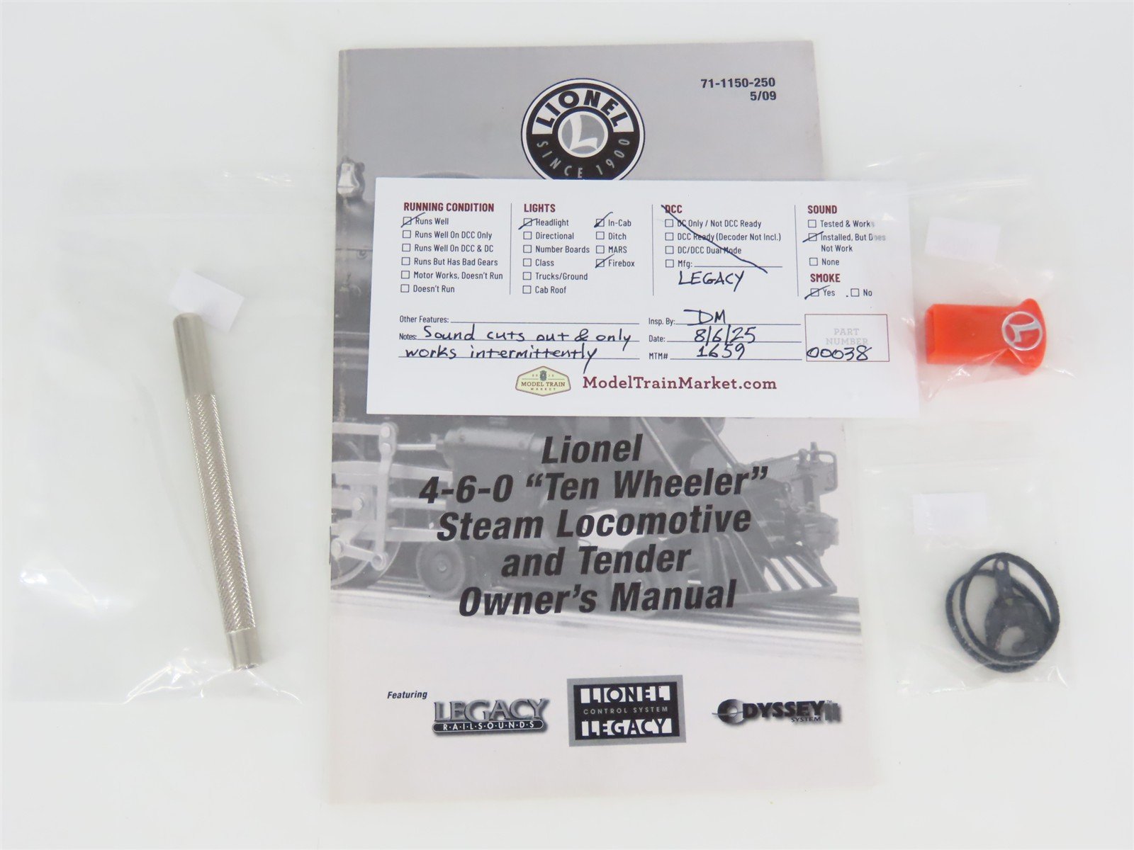 O Gauge 3-Rail Lionel 6-11150 NYC 4-6-0 F-12e Steam #827 w/ LEGACY