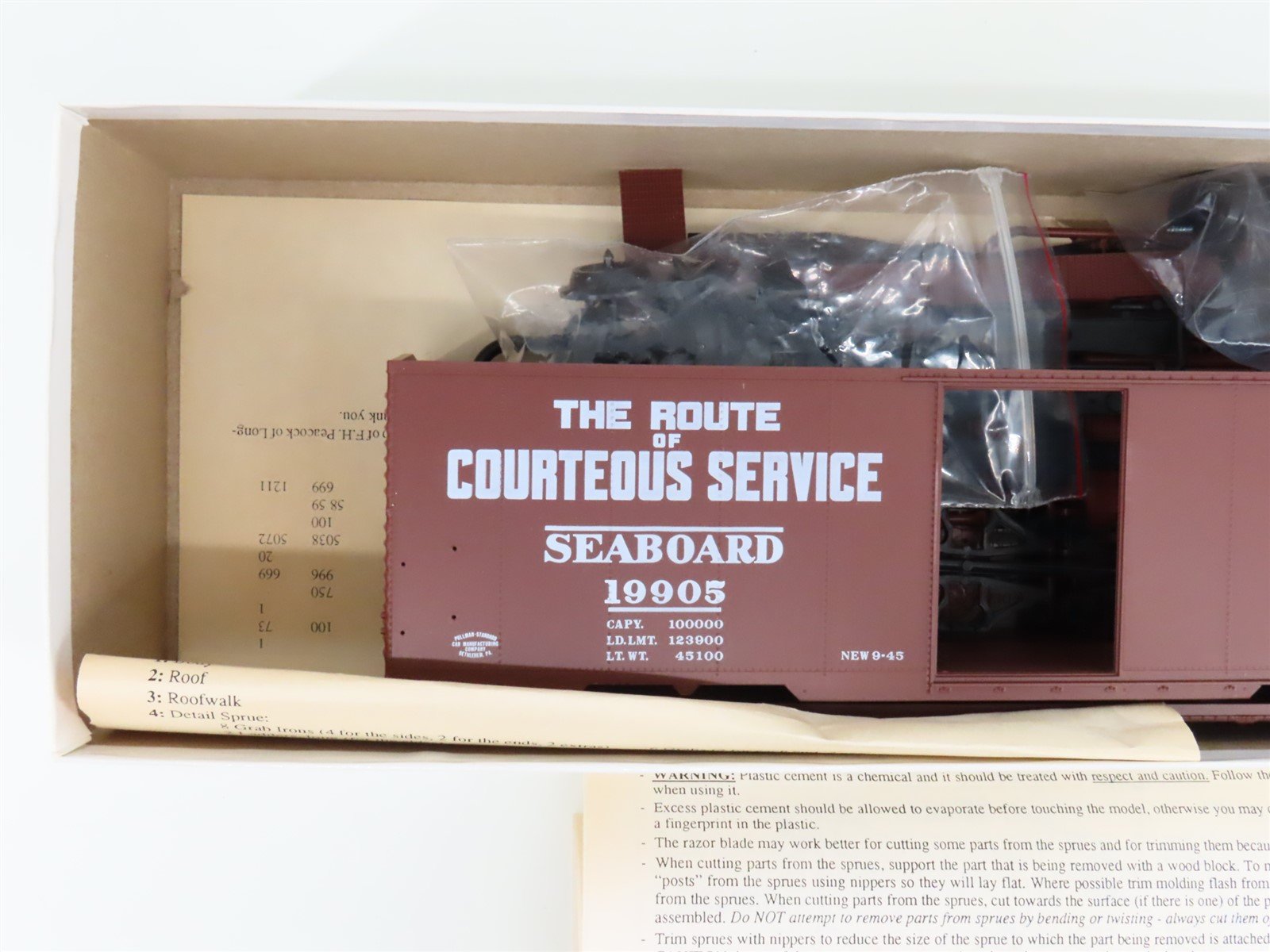 O Gauge 3-Rail InterMountain Kit OBSA3905 SAL Courteous Service Box Car #19905